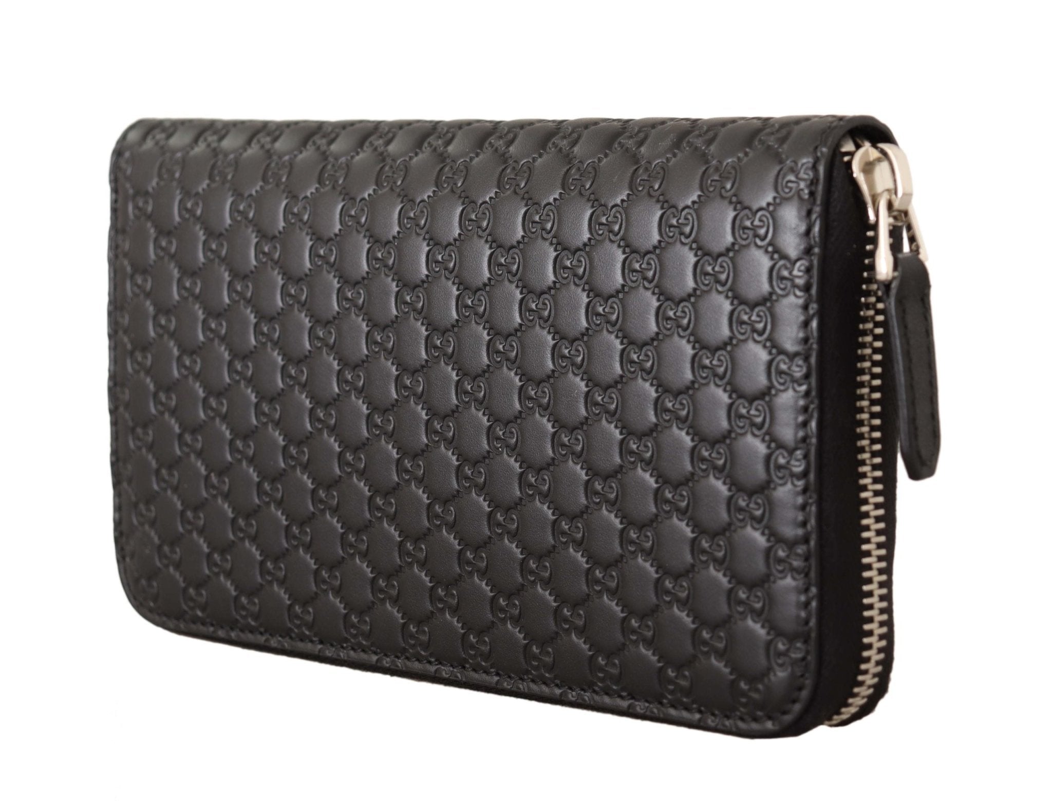 Gucci Black Wallet Microguccissima Leather Zipper wallet - Fizigo