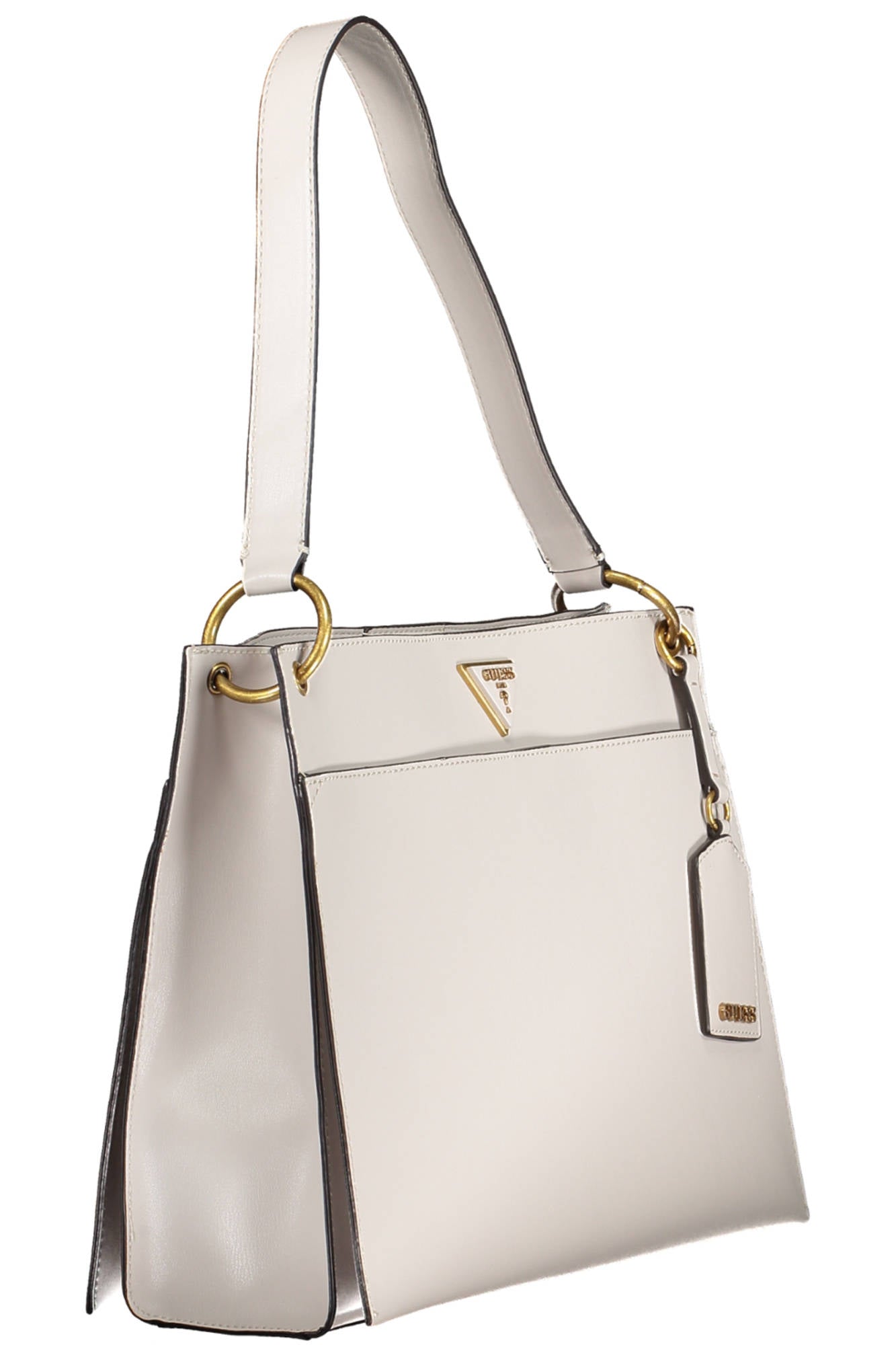 Guess Jeans Gray Polyurethane Handbag - Fizigo