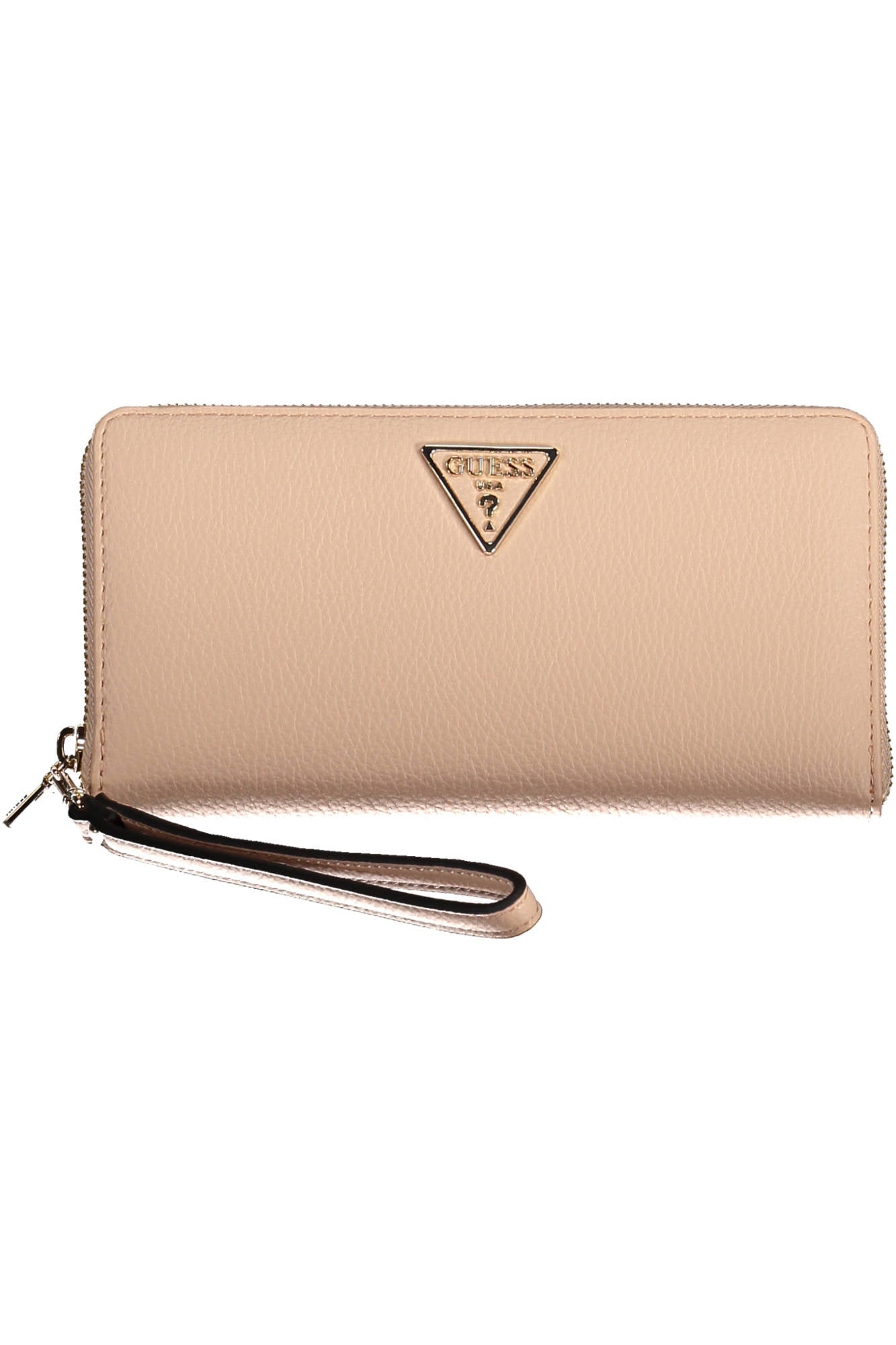 Guess Jeans Pink Polyurethane Wallet - Fizigo