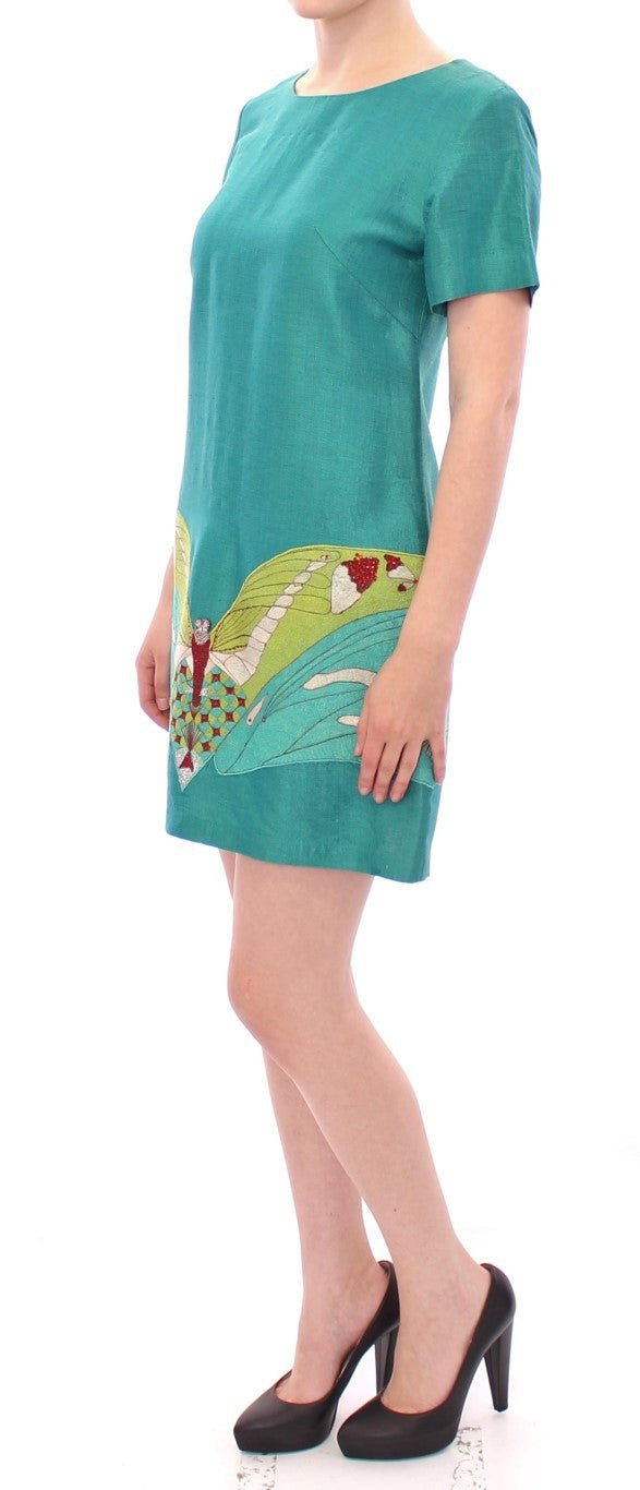 Lanre Da Silva Ajayi Green Above Knee Mini Dress - Fizigo