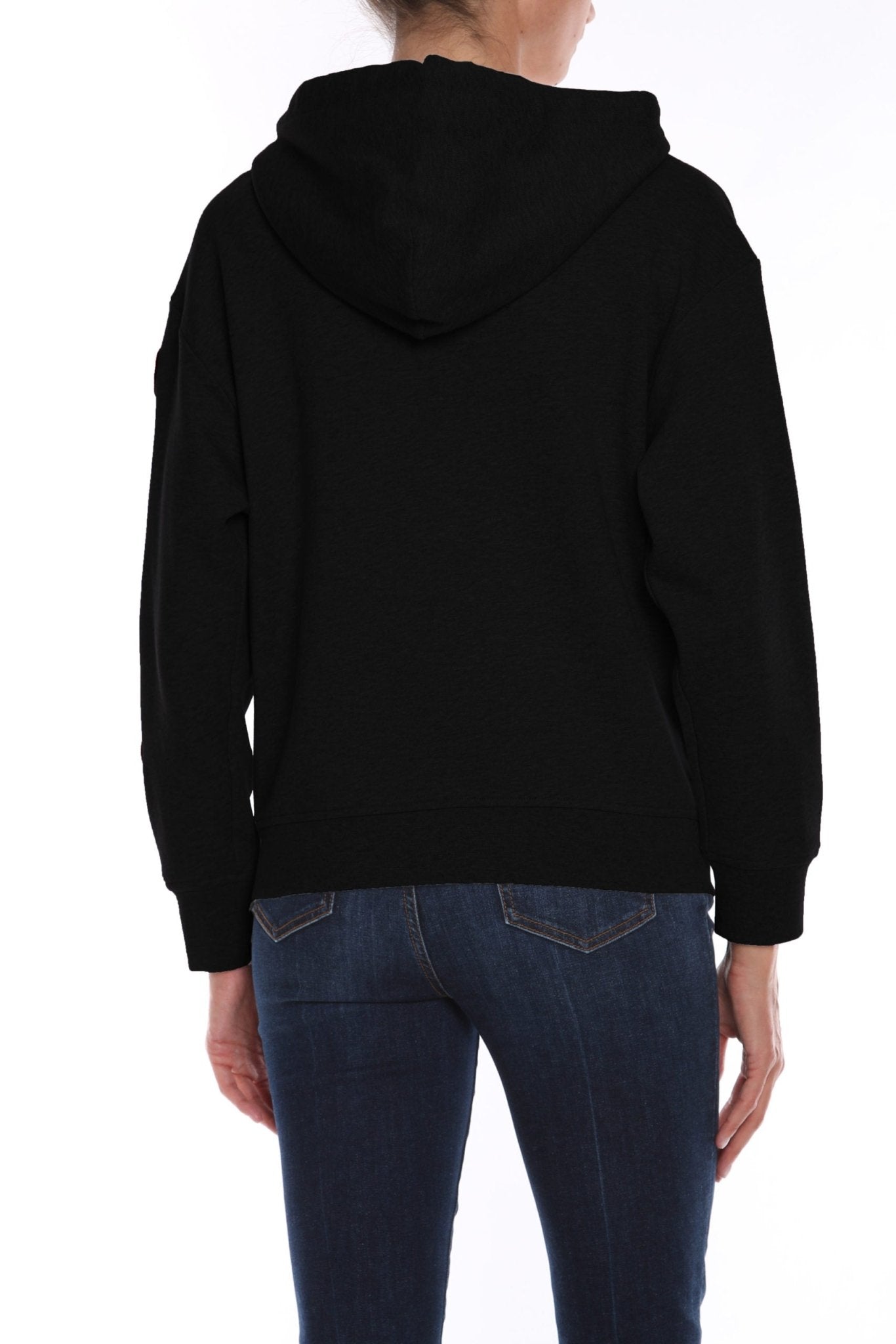 Love Moschino Black Cotton Sweater - Fizigo