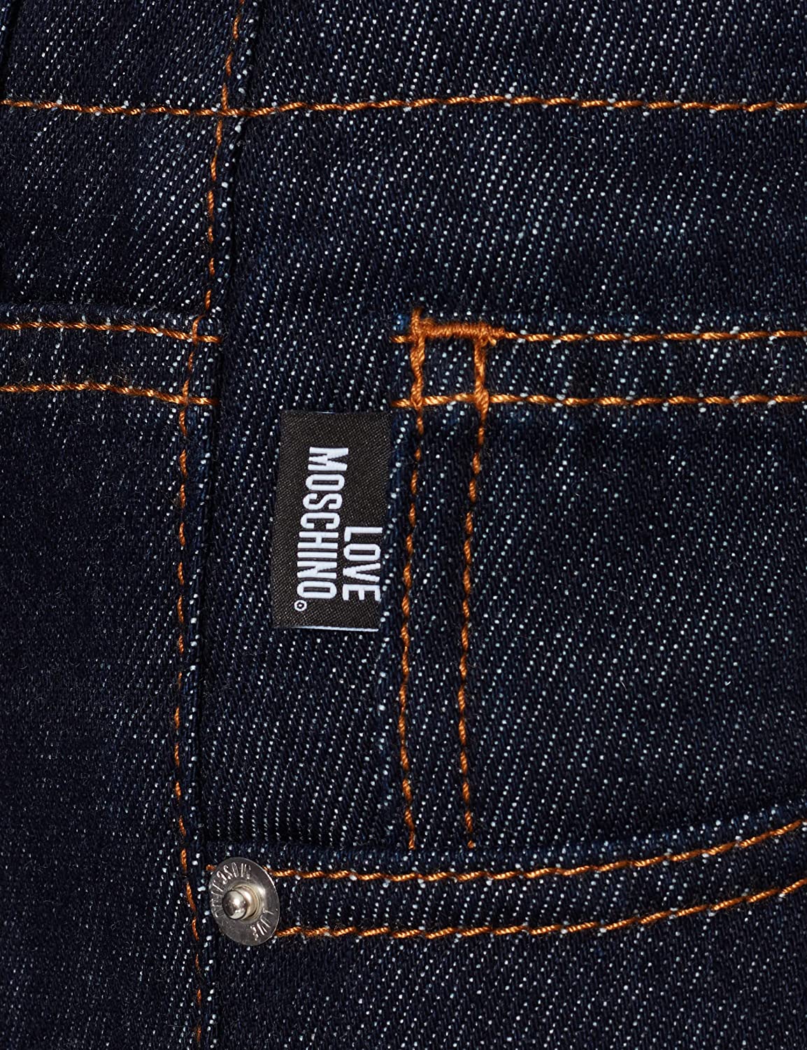 Love Moschino Blue Cotton Jeans & Pant - Fizigo