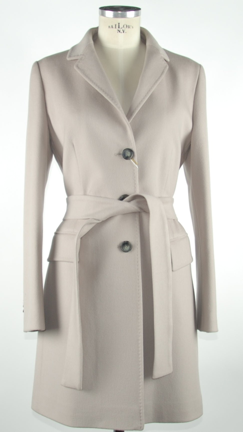Made in Italy Gray Wool Jackets & Coat - Fizigo