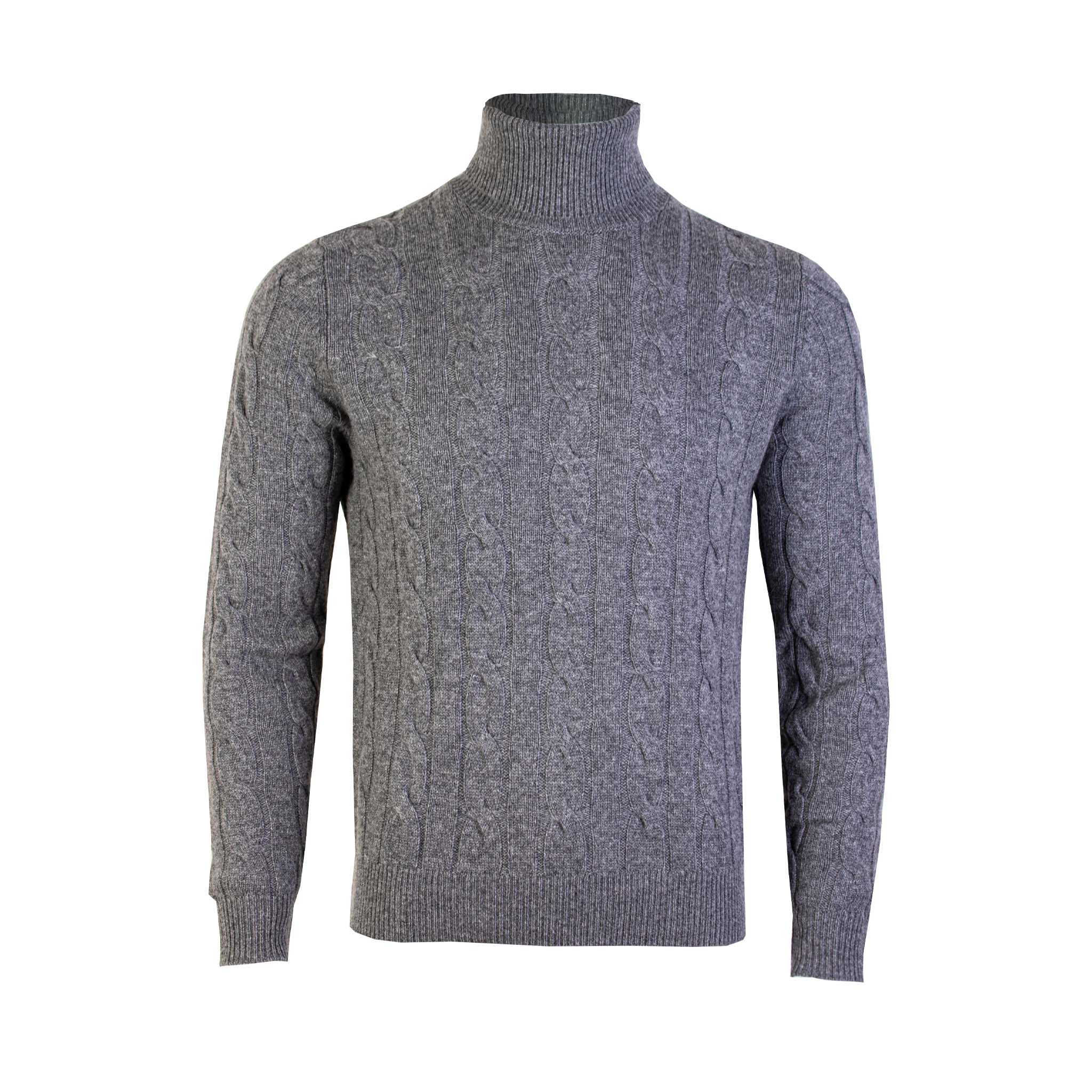 Malo Turtleneck Sweater With Braids - Fizigo