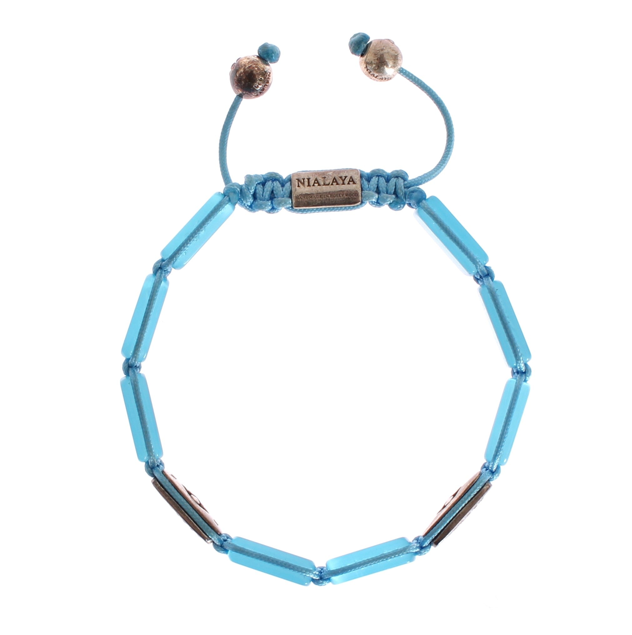 Nialaya CZ Opal 925 Silver Bracelet - Fizigo