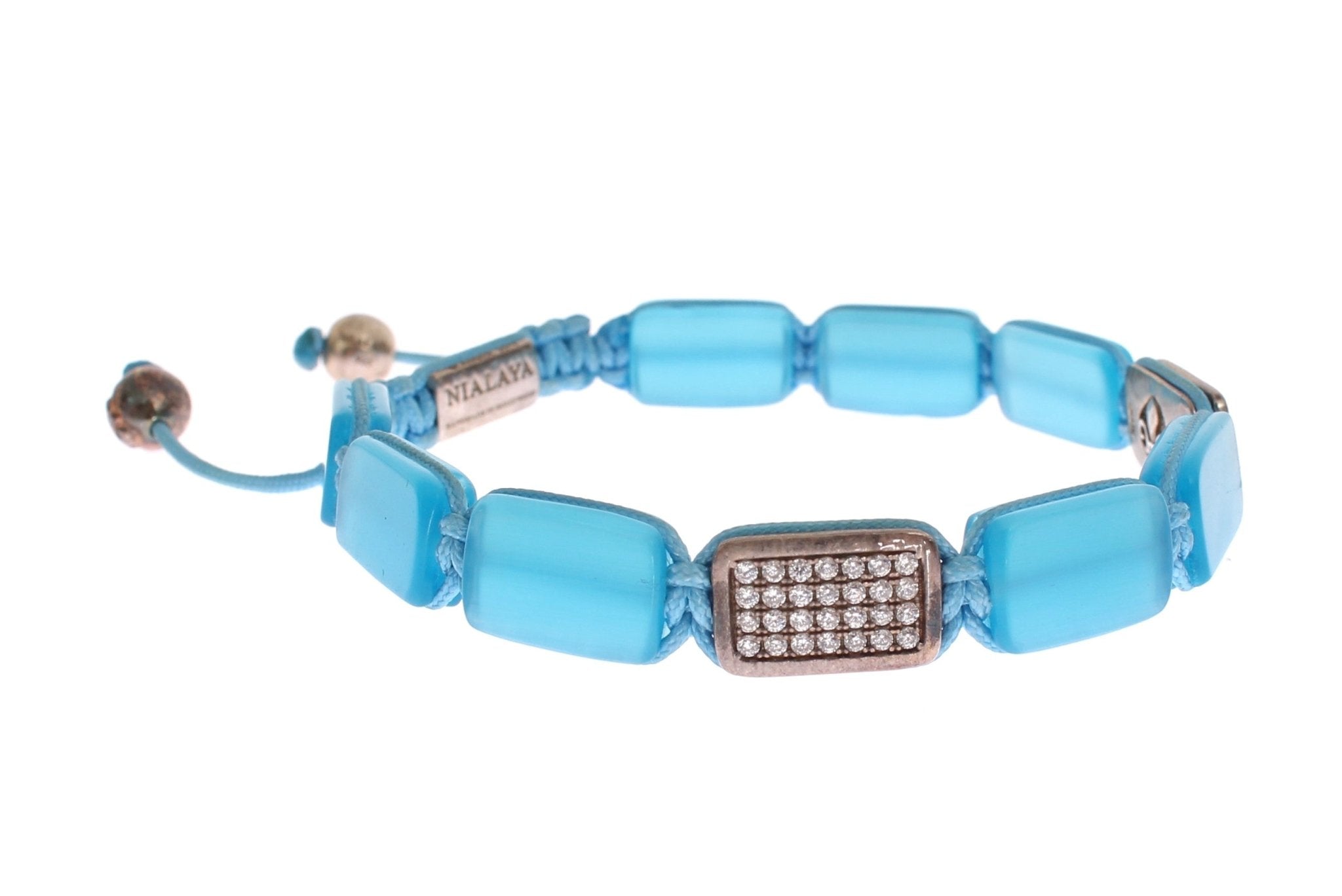 Nialaya CZ Opal 925 Silver Bracelet - Fizigo