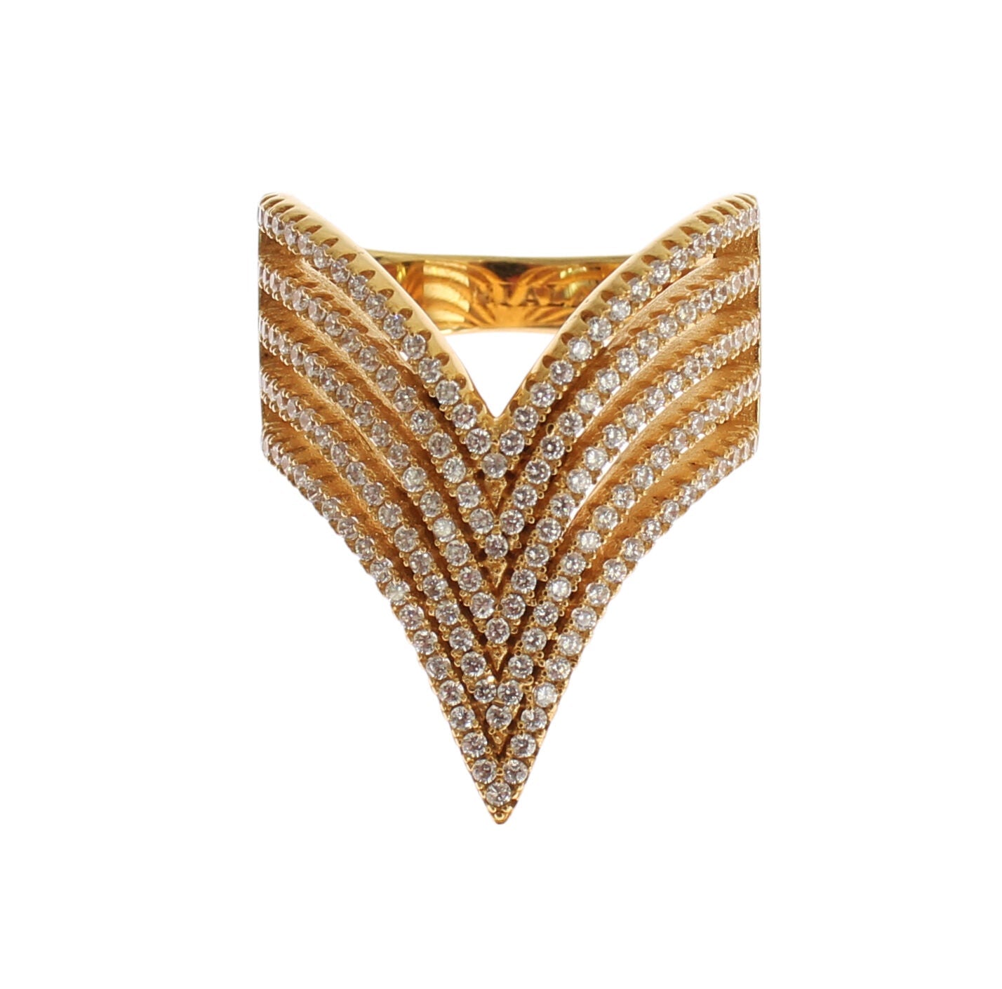 Nialaya Gold 925 Sterling Silver Ring - Fizigo