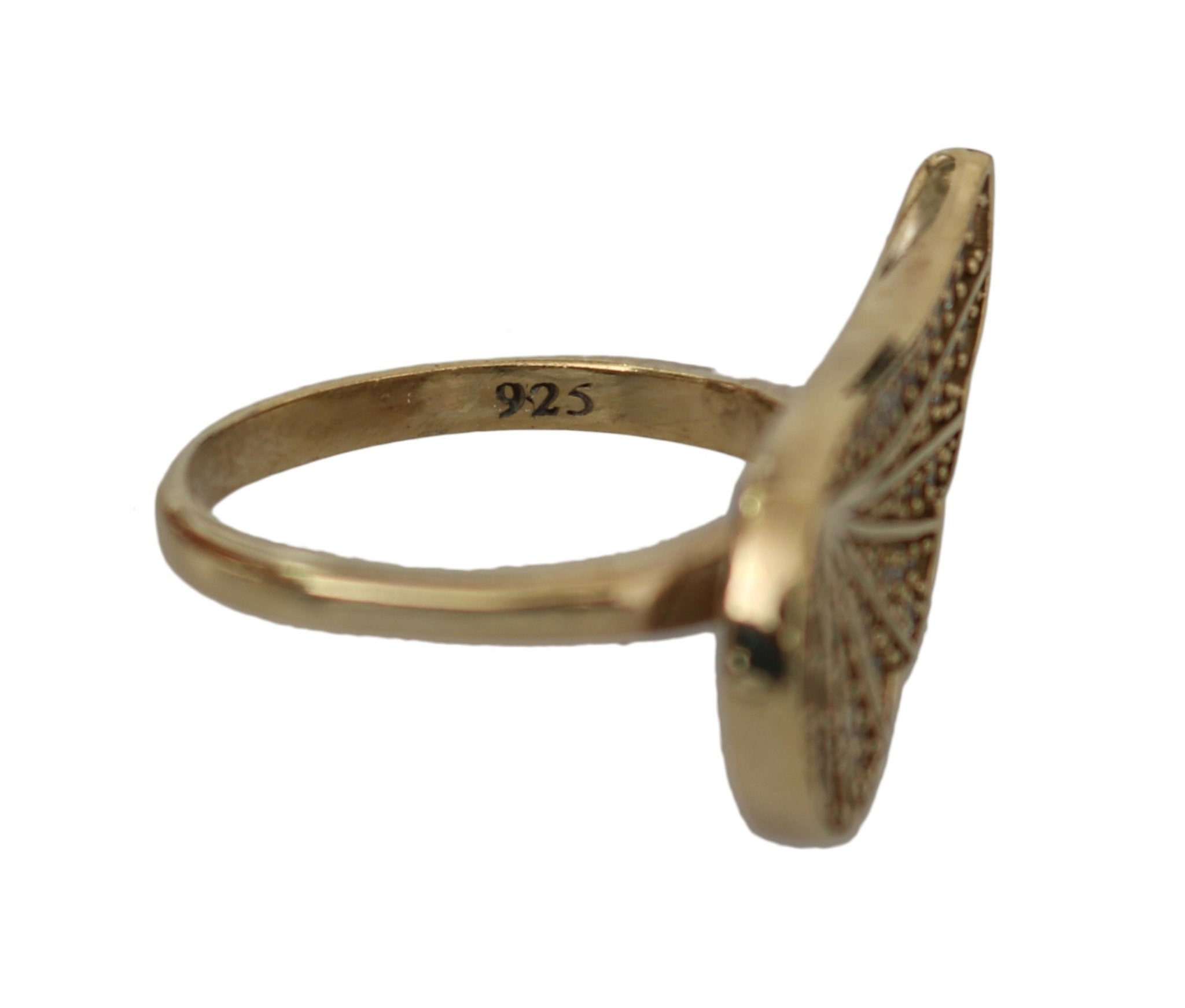 Nialaya Gold Wing Clear CZ 925 Silver Authentic Women - Fizigo