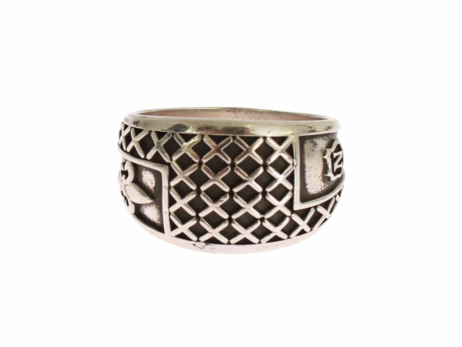 Nialaya Silver Rhodium 925 Sterling Ring - Fizigo