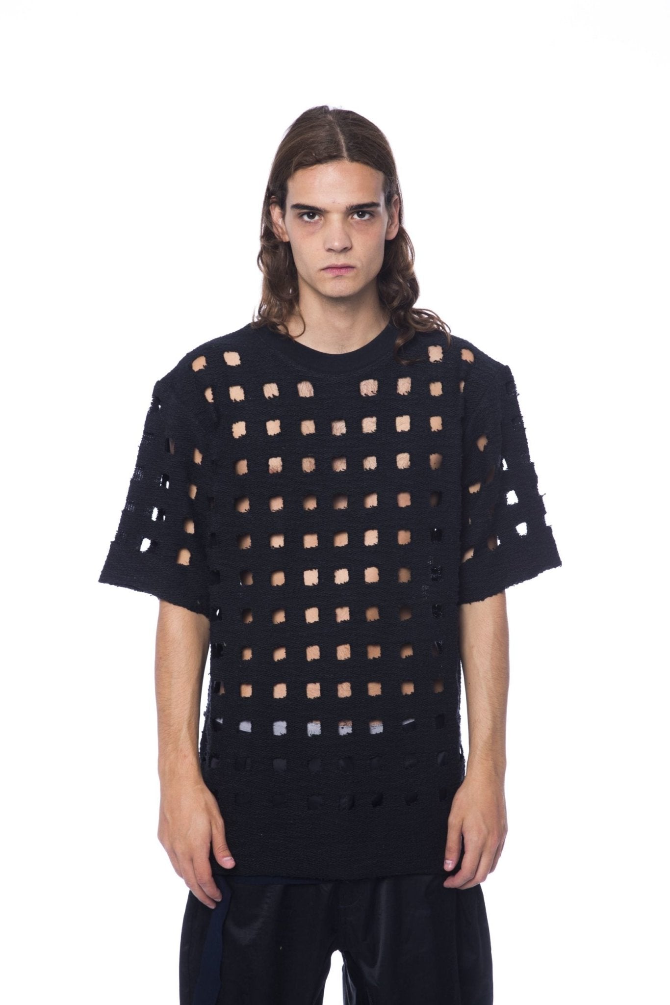 Nicolo Tonetto Black Cotton T-Shirt - Fizigo