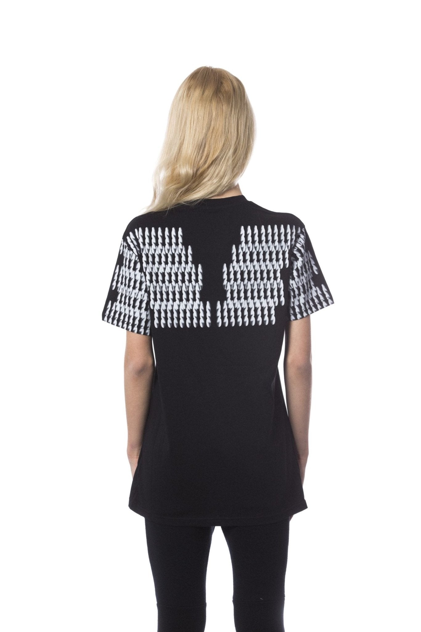 Nicolo Tonetto Black/White Cotton T-Shirt - Fizigo