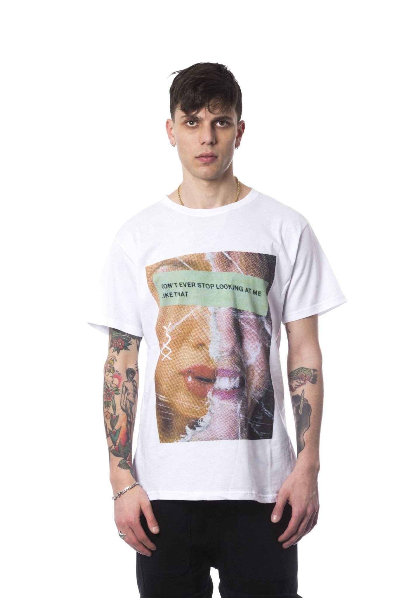 Nicolo Tonetto White Cotton T-Shirt - Fizigo