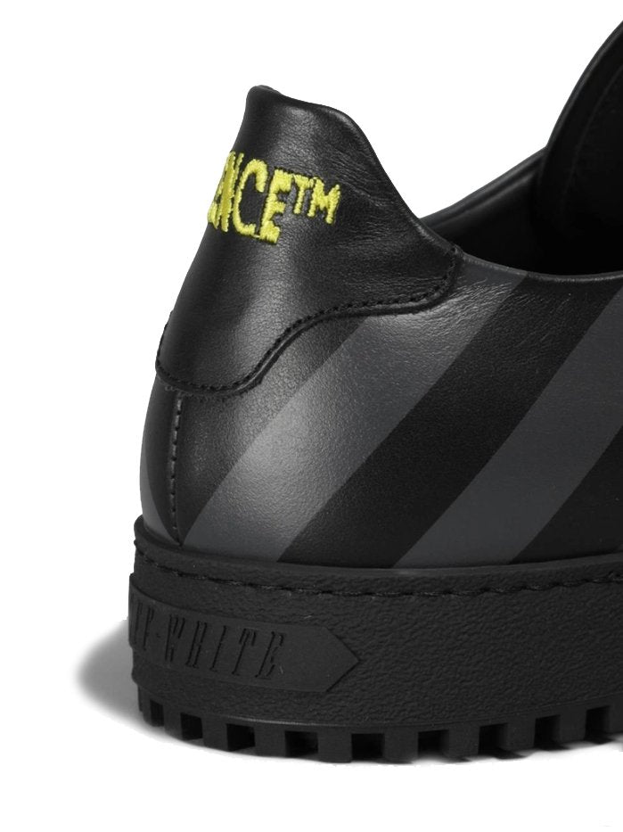 Off-White Black Calfskin Sneaker - Fizigo