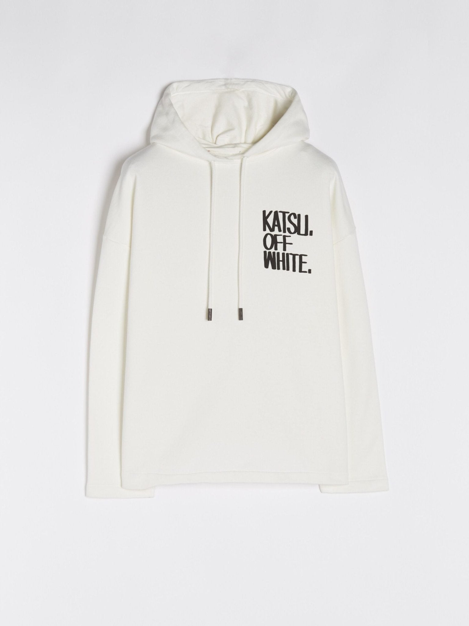 Off-White White Cotton Sweater - Fizigo