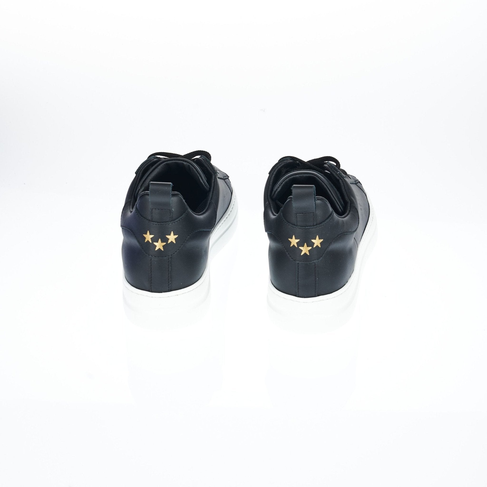 Pantofola D'Oro Black Leather Sneaker - Fizigo