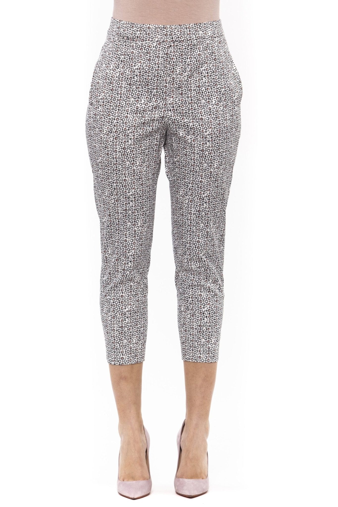 Peserico White Cotton Jeans & Pant - Fizigo