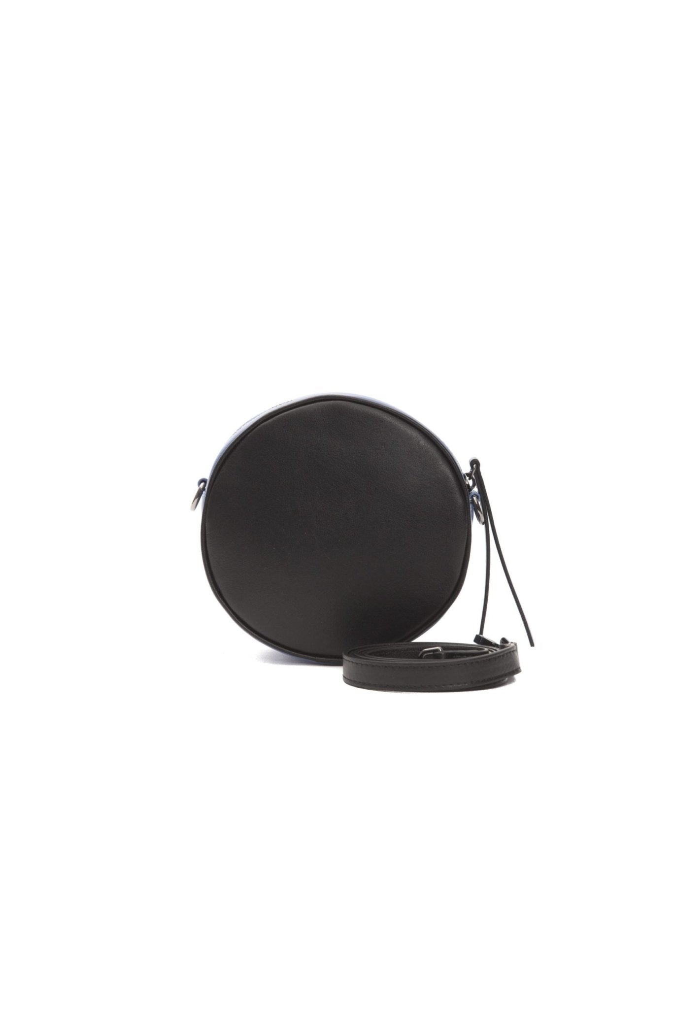 Pompei Donatella Black Leather Crossbody Bag - Fizigo
