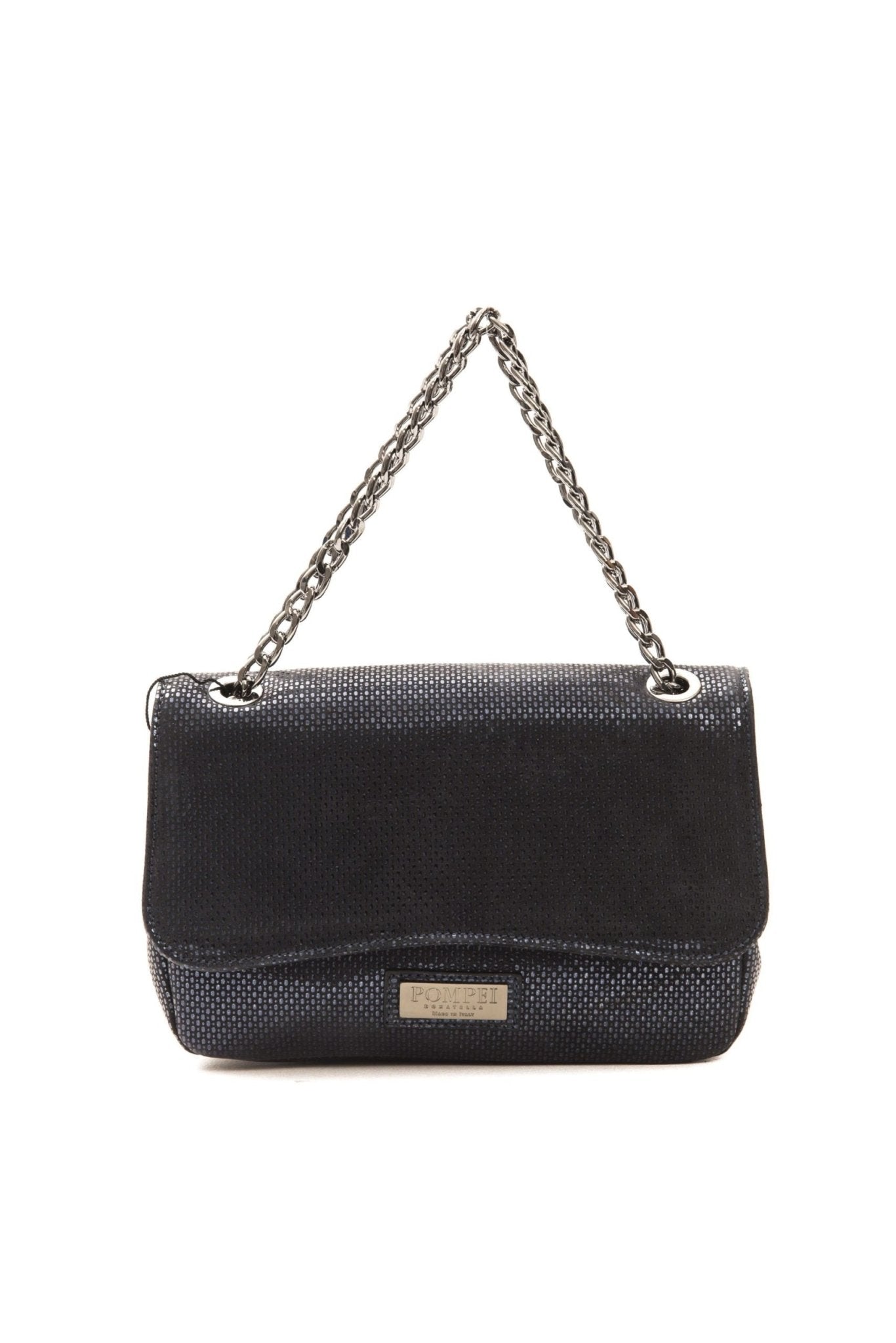 Pompei Donatella Blue Leather Crossbody Bag - Fizigo