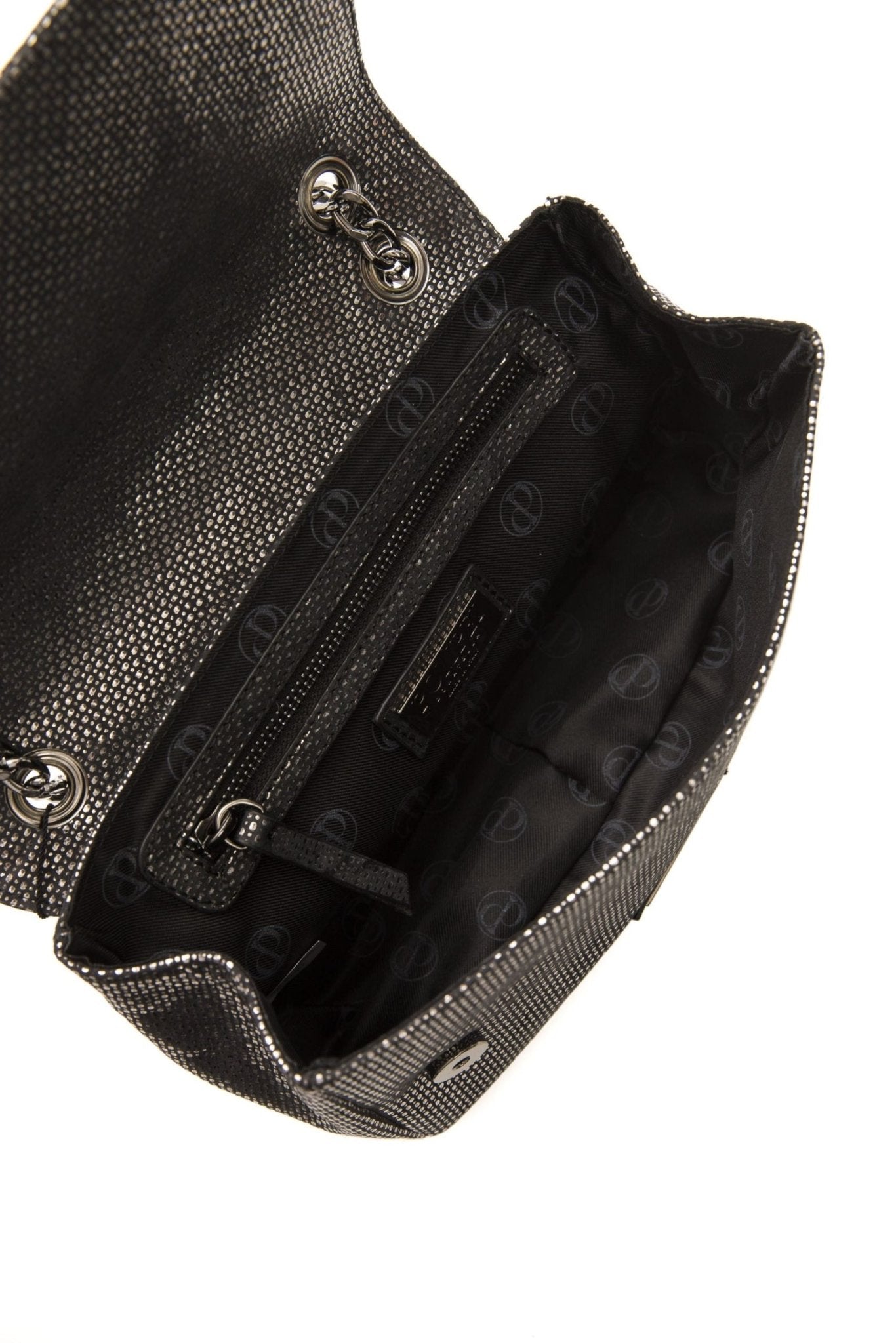 Pompei Donatella Gray Leather Crossbody Bag - Fizigo