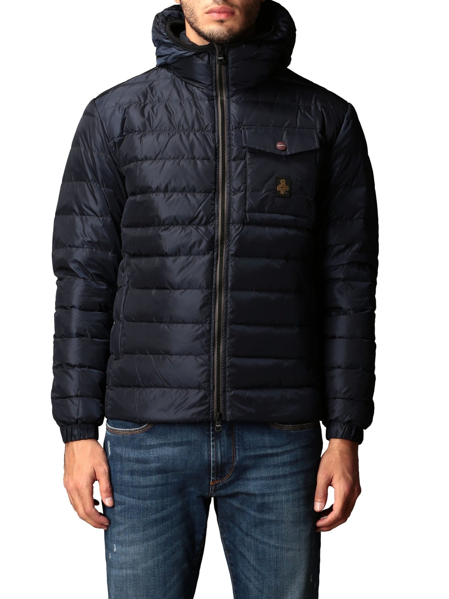 Refrigiwear Blue Nylon Jacket - Fizigo