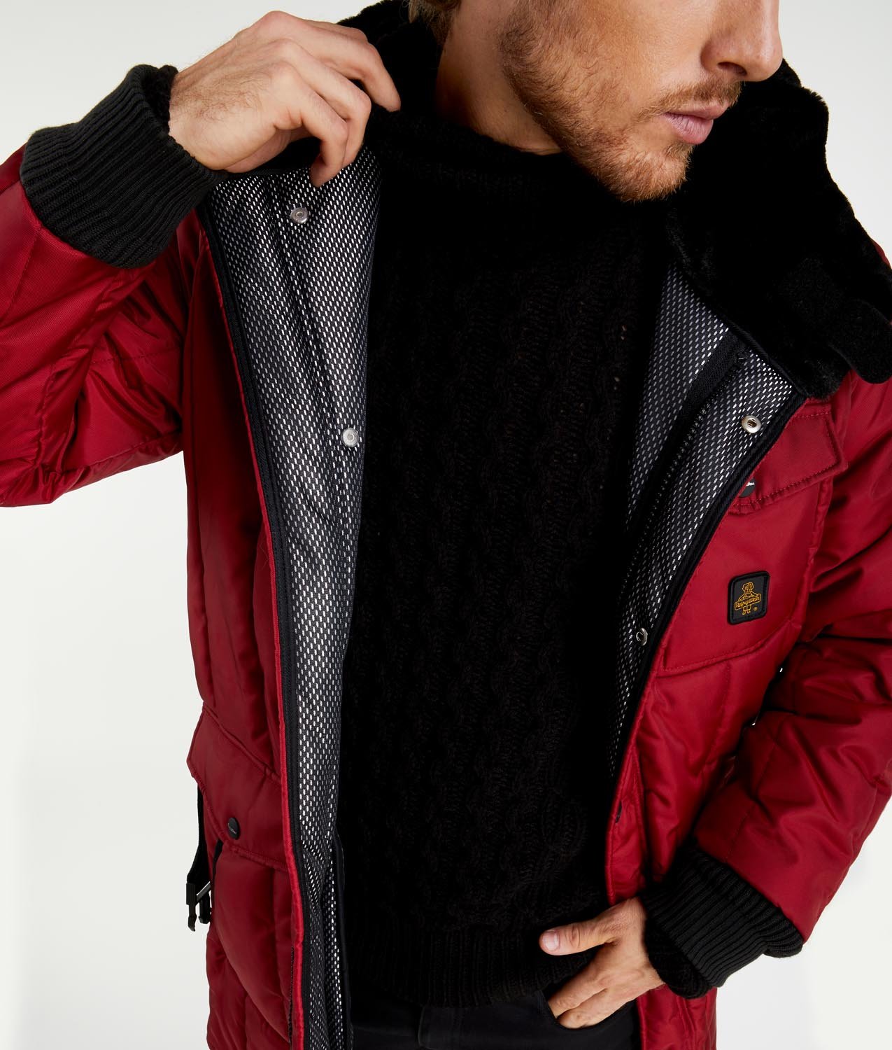 Refrigiwear Red Polyamide Jacket - Fizigo
