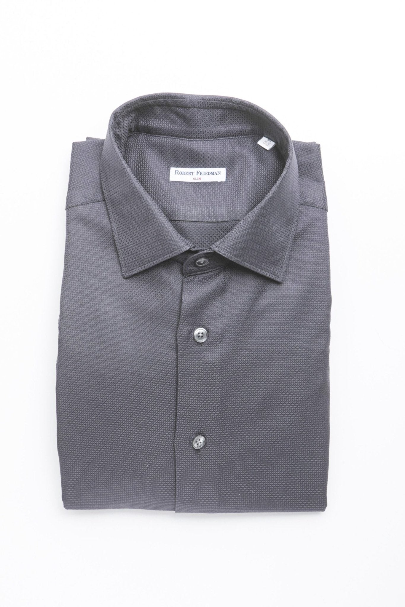 Robert Friedman Blue Cotton Shirt - Fizigo