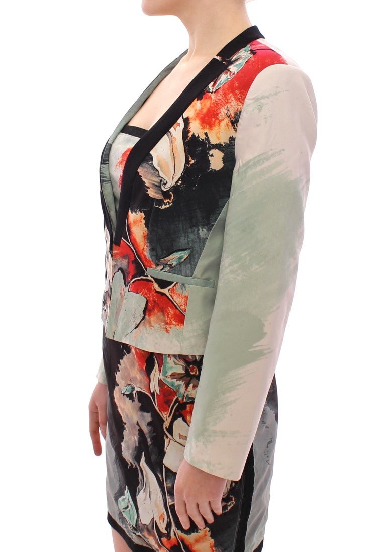 Sachin & Babi Multicolor Short Floral Blazer Jacket - Fizigo