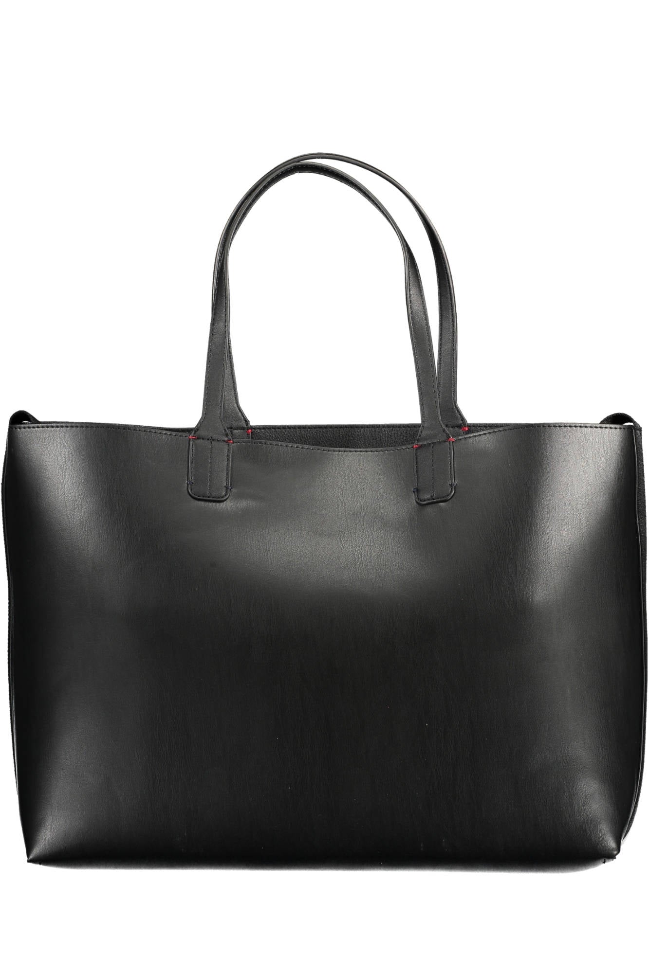 Tommy Hilfiger Black Polyurethane Handbag - Fizigo