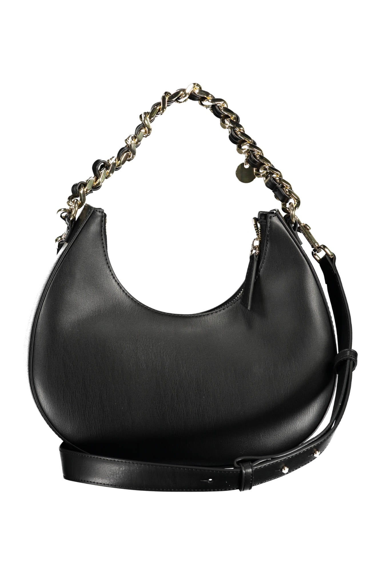 Tommy Hilfiger Black Polyurethane Handbag - Fizigo