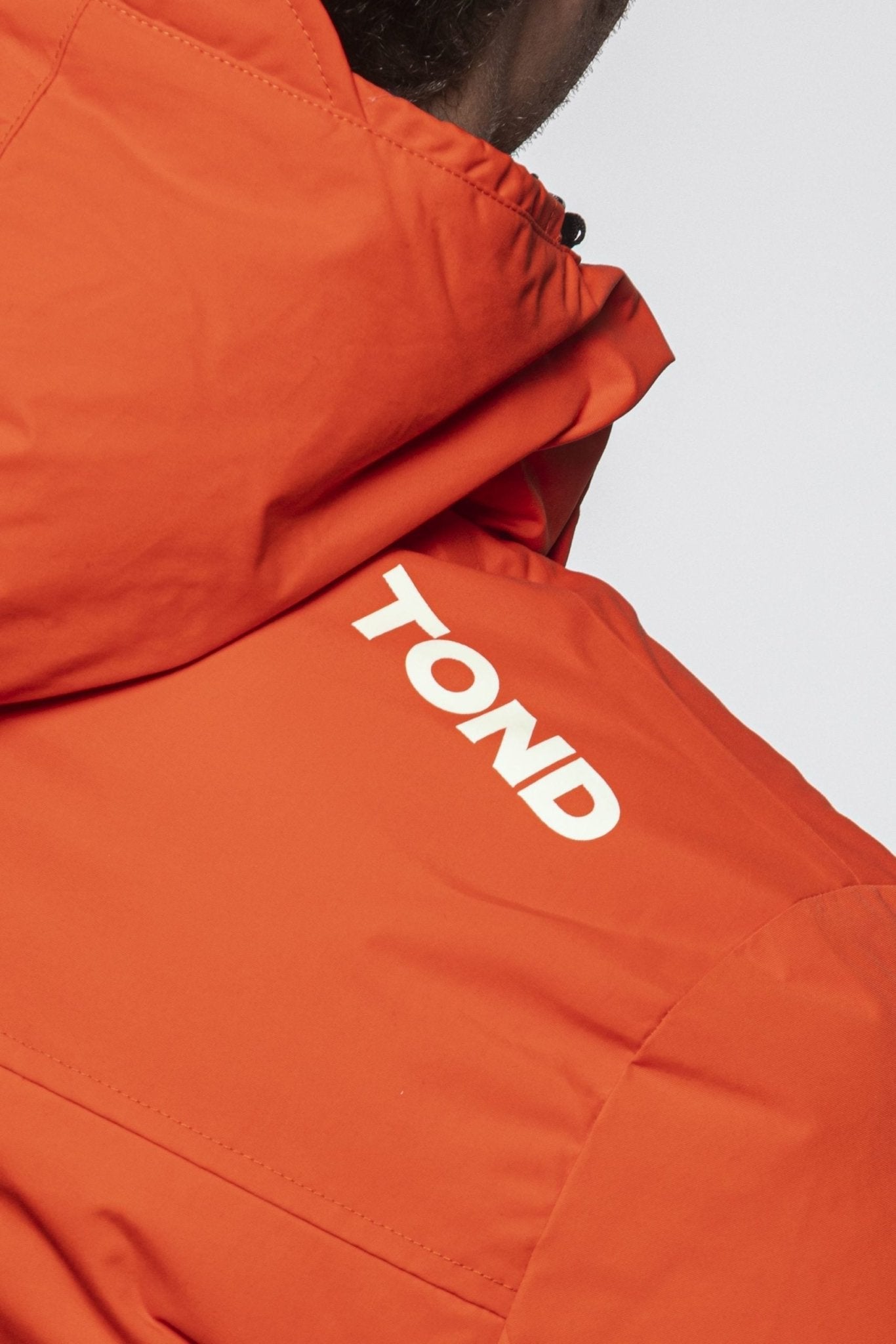 Tond Red Polyester Jacket - Fizigo