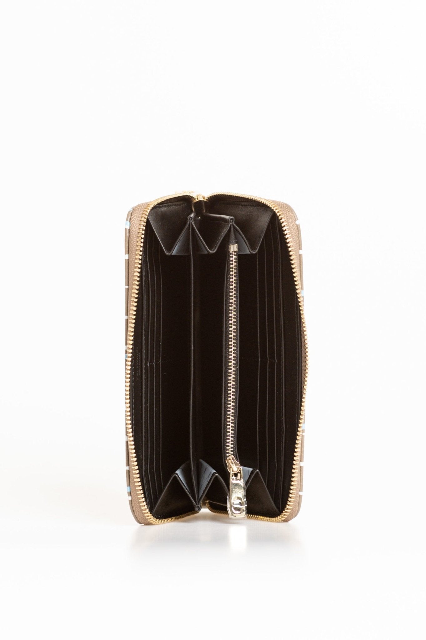 Trussardi Beige Leather Wallet - Fizigo