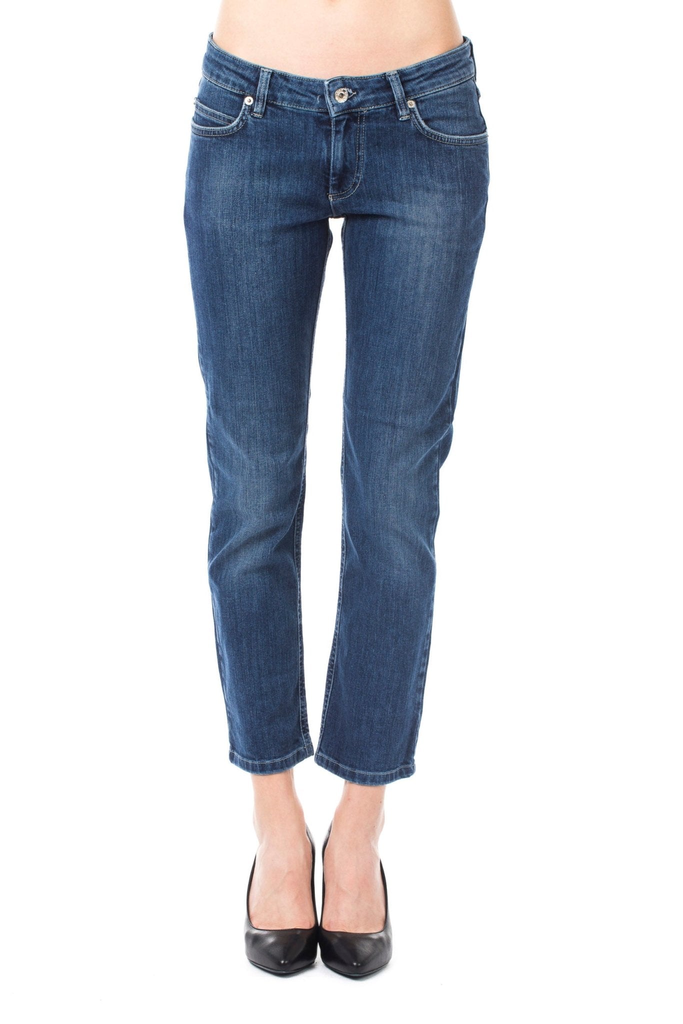 Ungaro Fever Light Blue Cotton Jeans & Pant - Fizigo