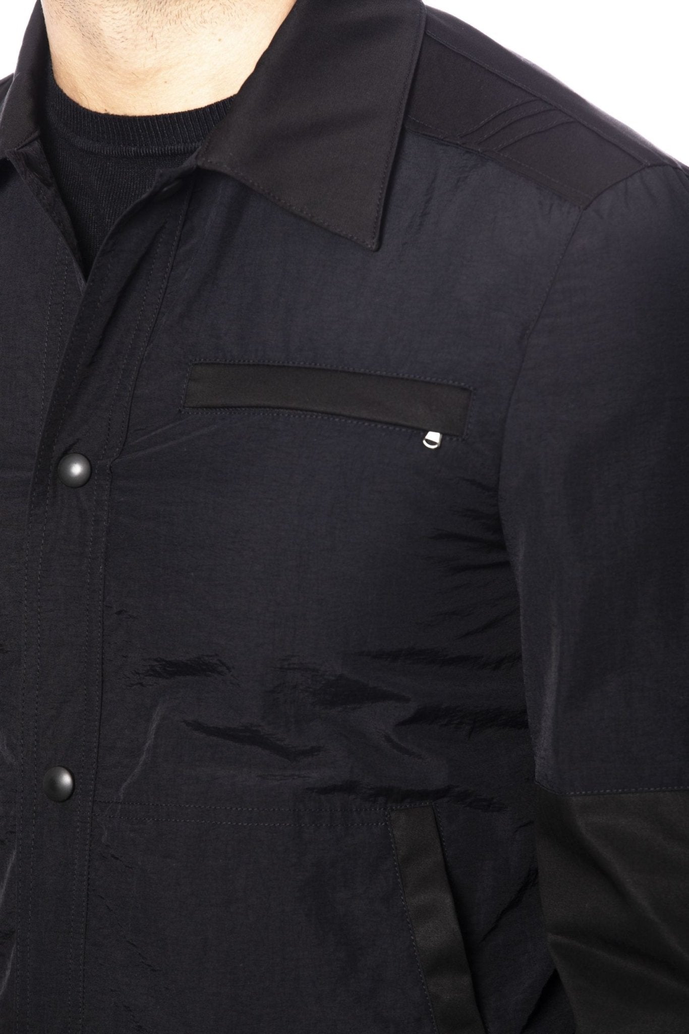 Verri Black Cotton Jacket - Fizigo