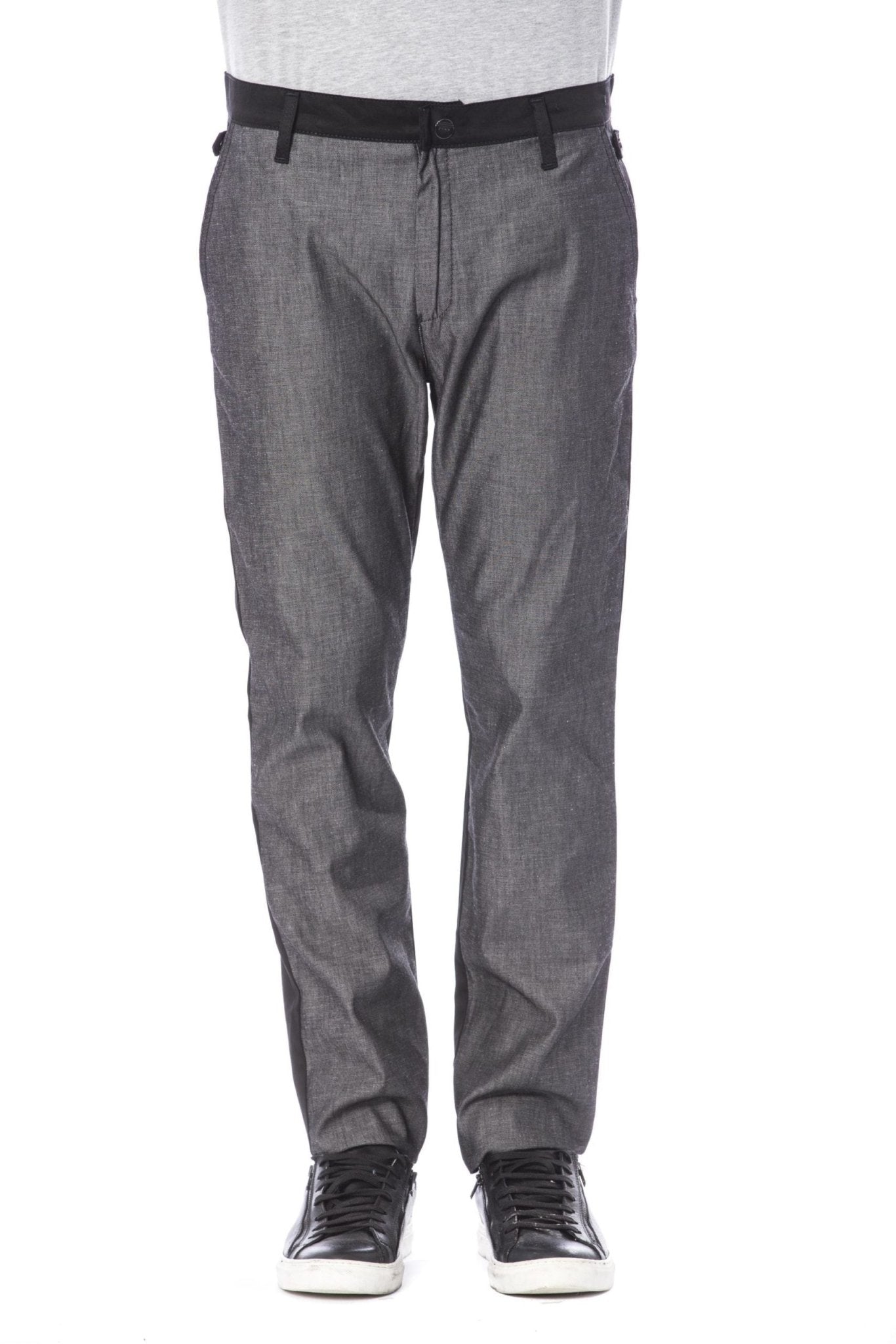 Verri Black Cotton Jeans & Pant - Fizigo