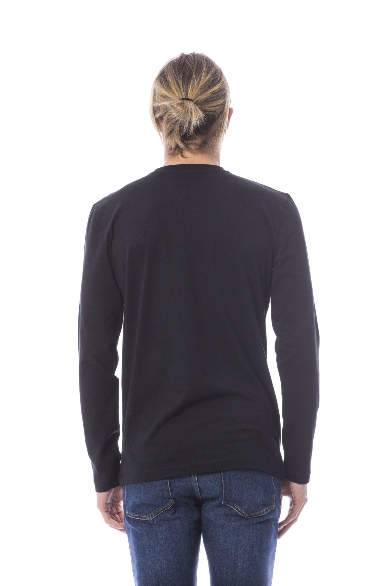 Verri Black Cotton T-Shirt - Fizigo
