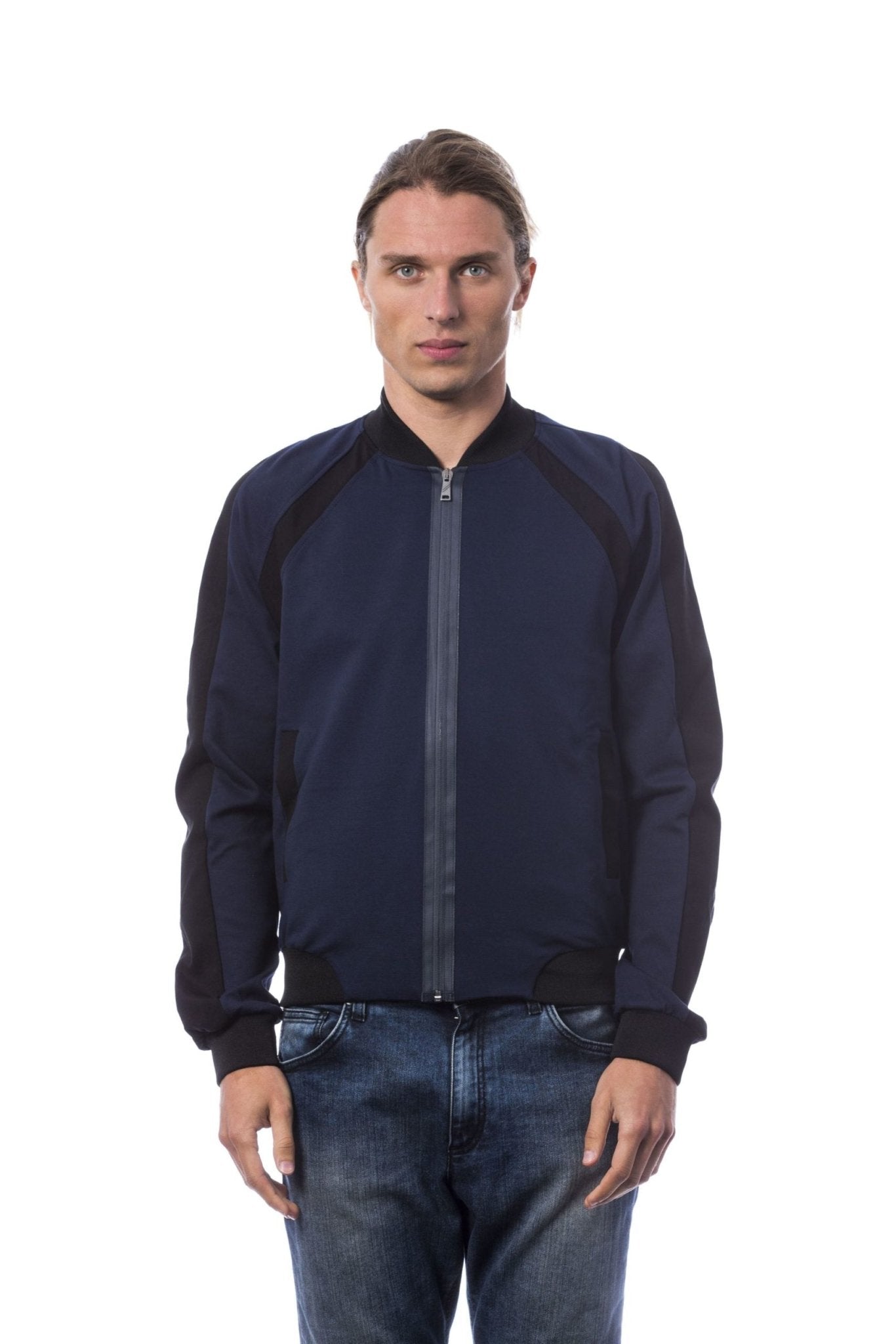 Verri Blue Viscose Sweater - Fizigo